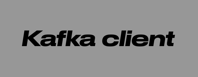 Client Kafka de l'architecture leukOS